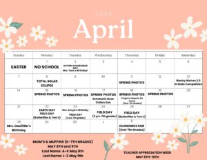 April 2024 Calendar